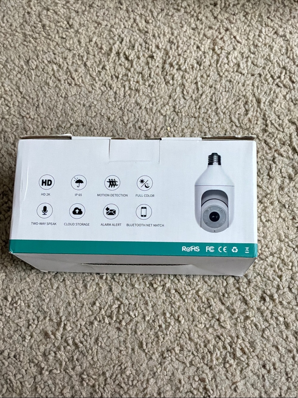 Wireless Light Bulb Camera - White - Picture 2 of 5